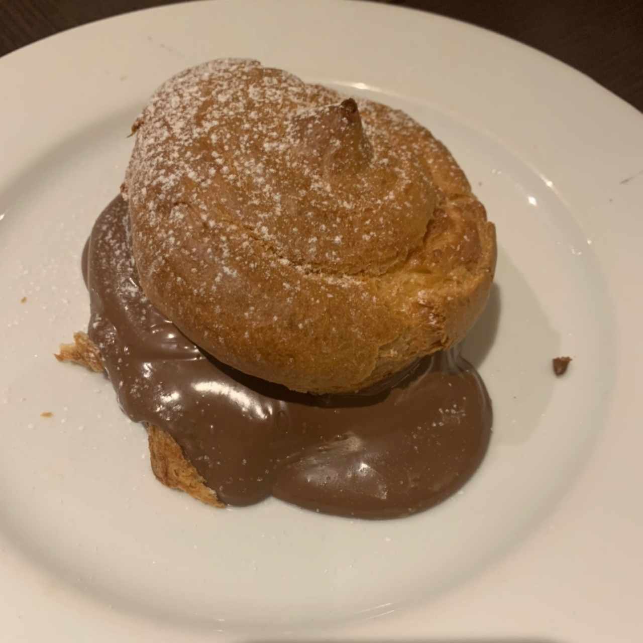 Soufflé de Chocolate con Helado