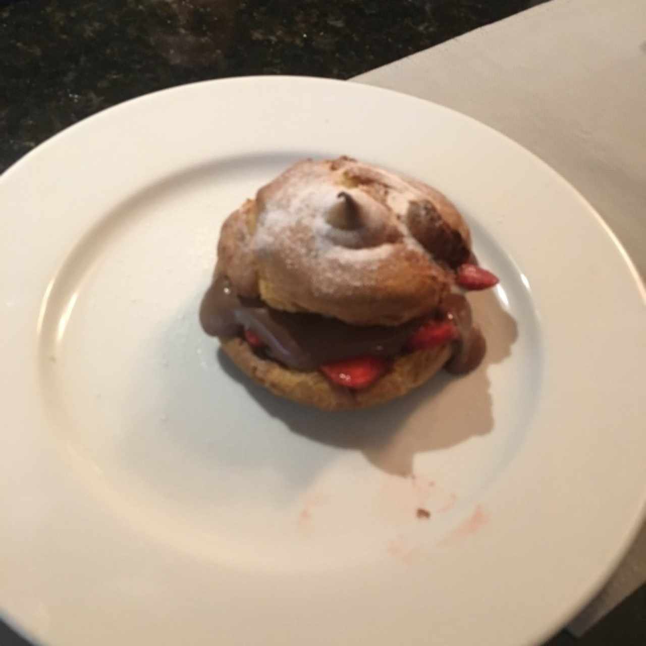 espectacular profiterol