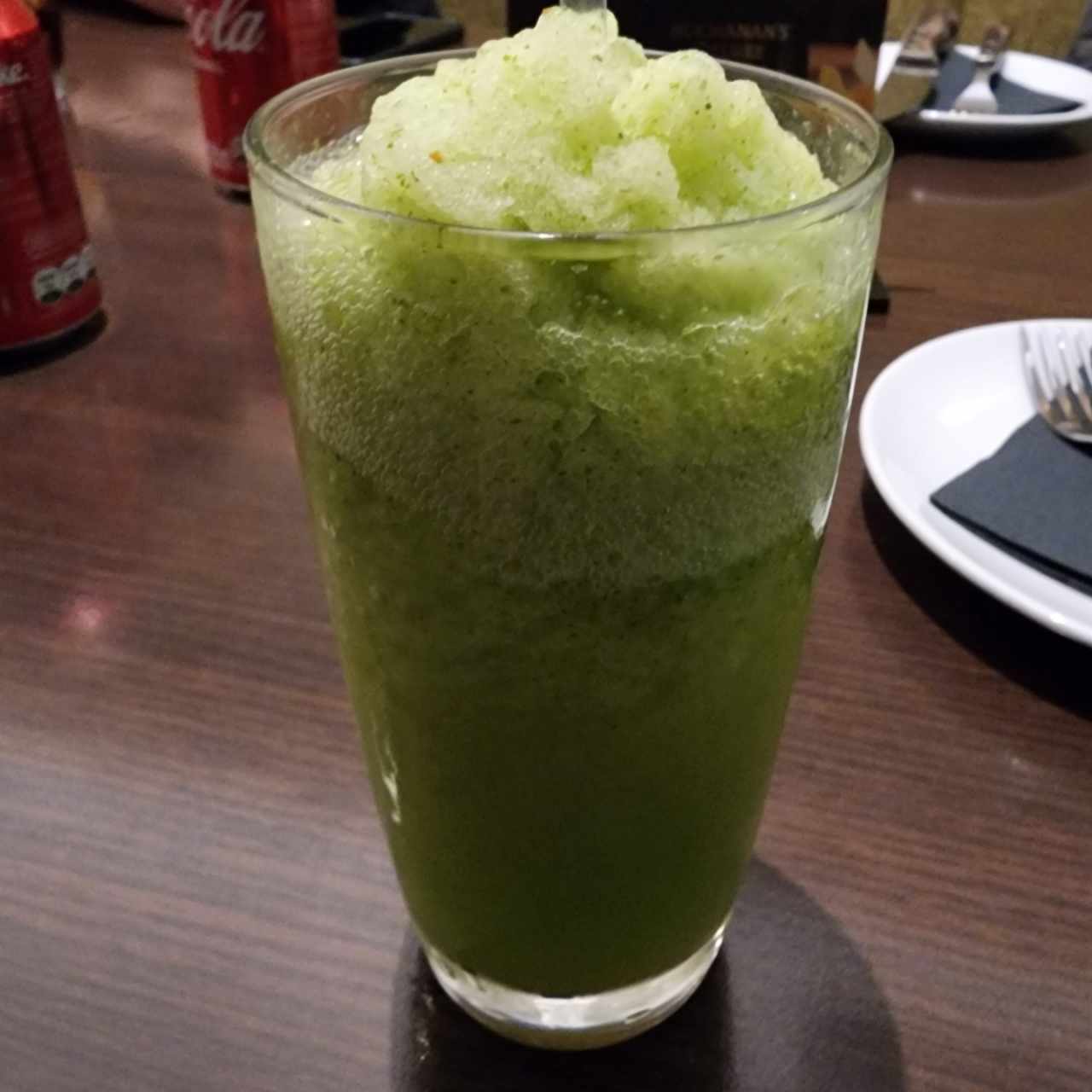 Limonada frappé con hierbabuena