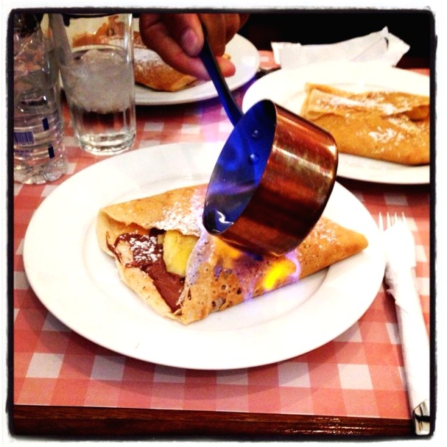 Creppe de Nutella y cambur