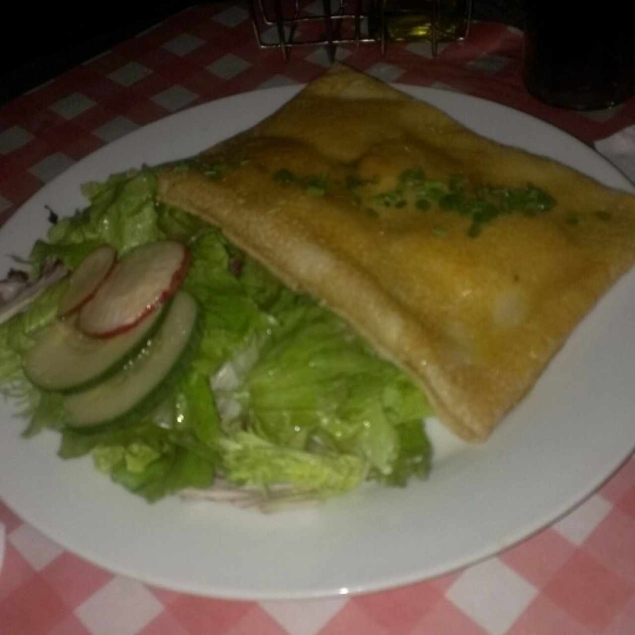 Crepe tres quesos