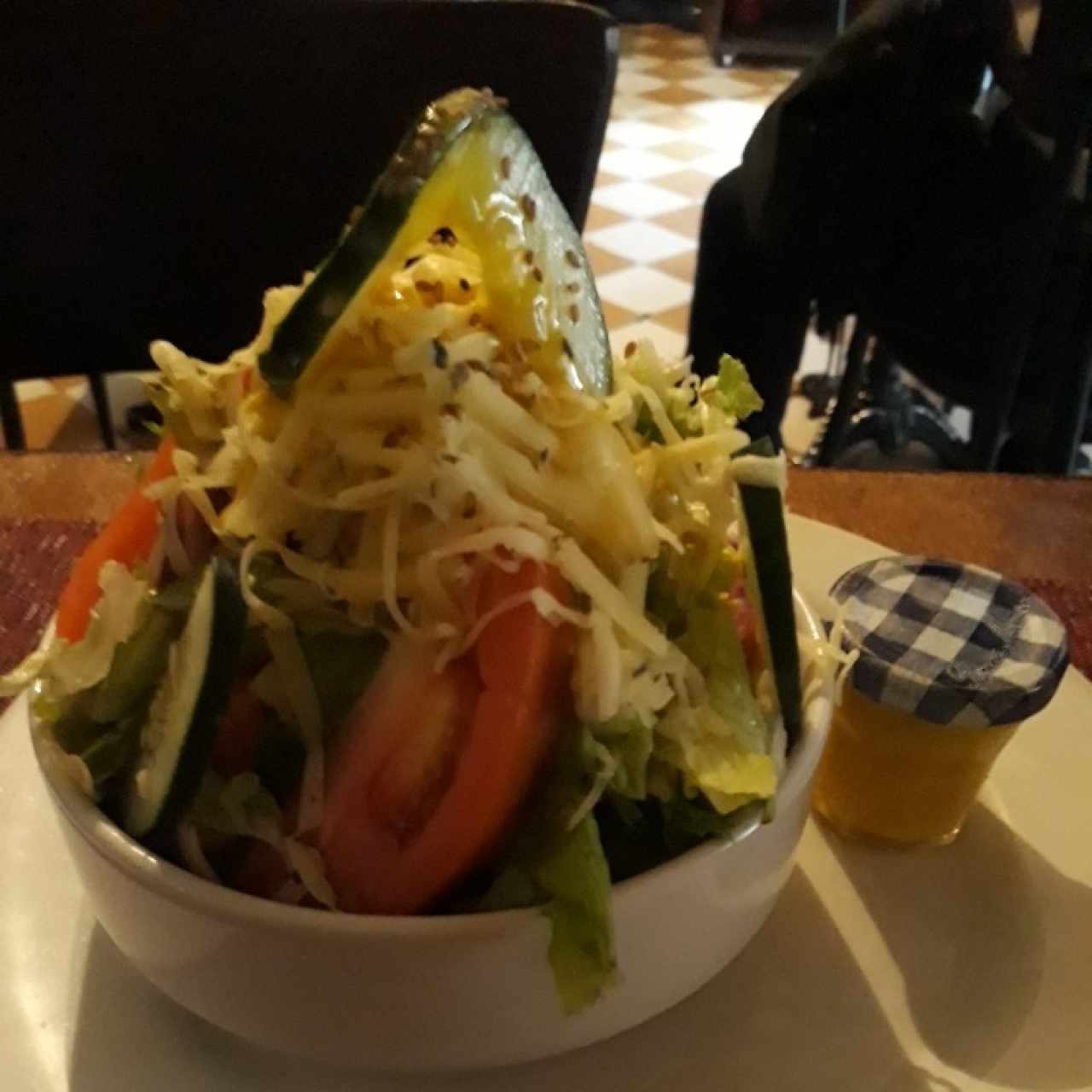 ensalada von tocineta y papas