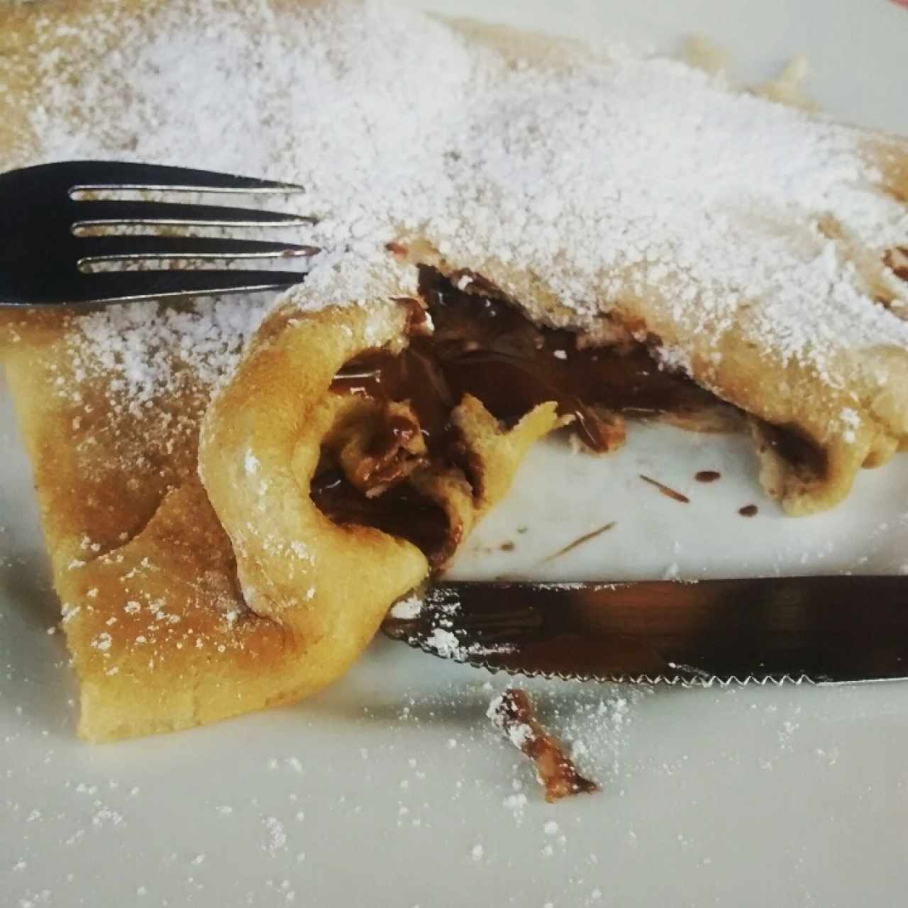 Crêpe de nutella y cambur
