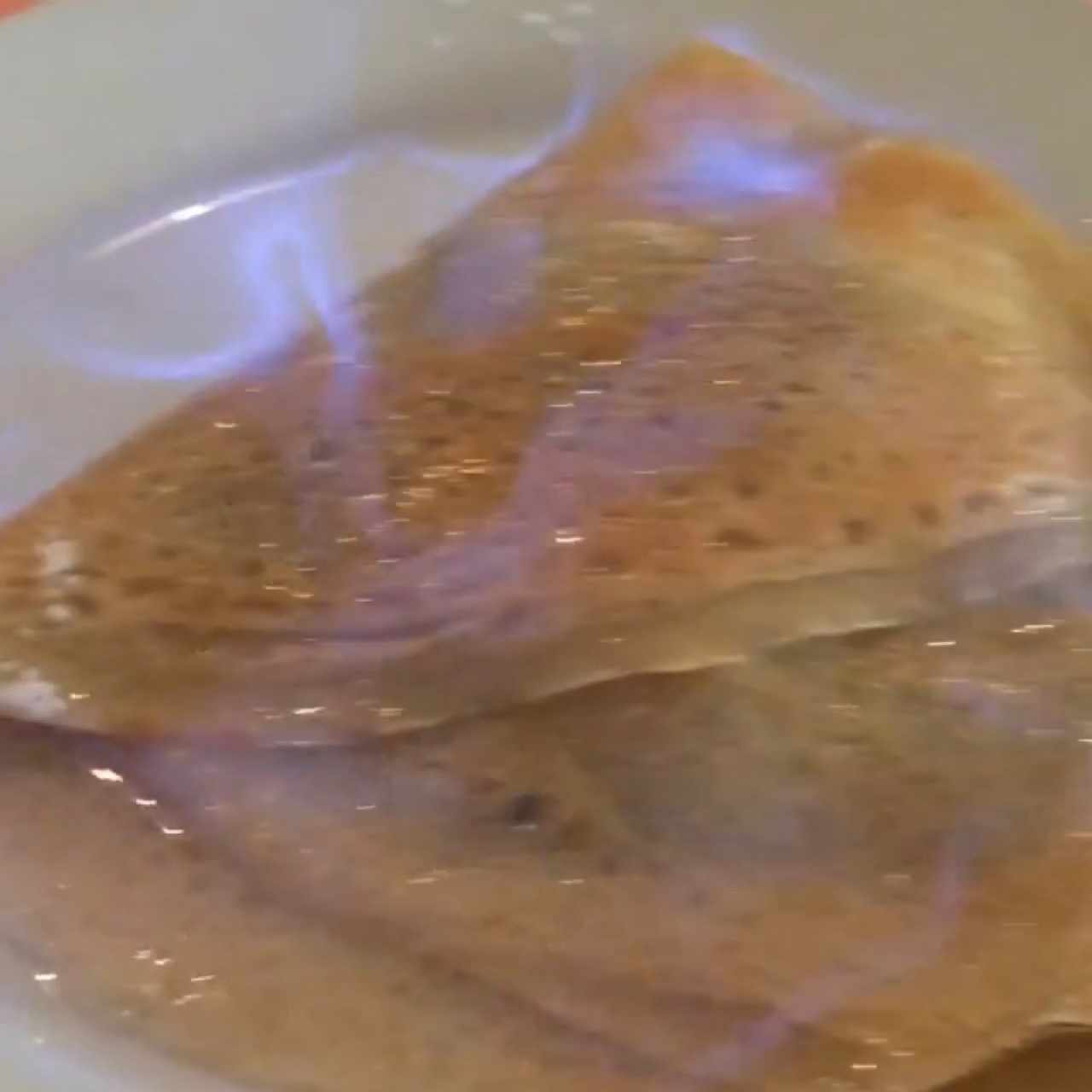 crêpes flambeada