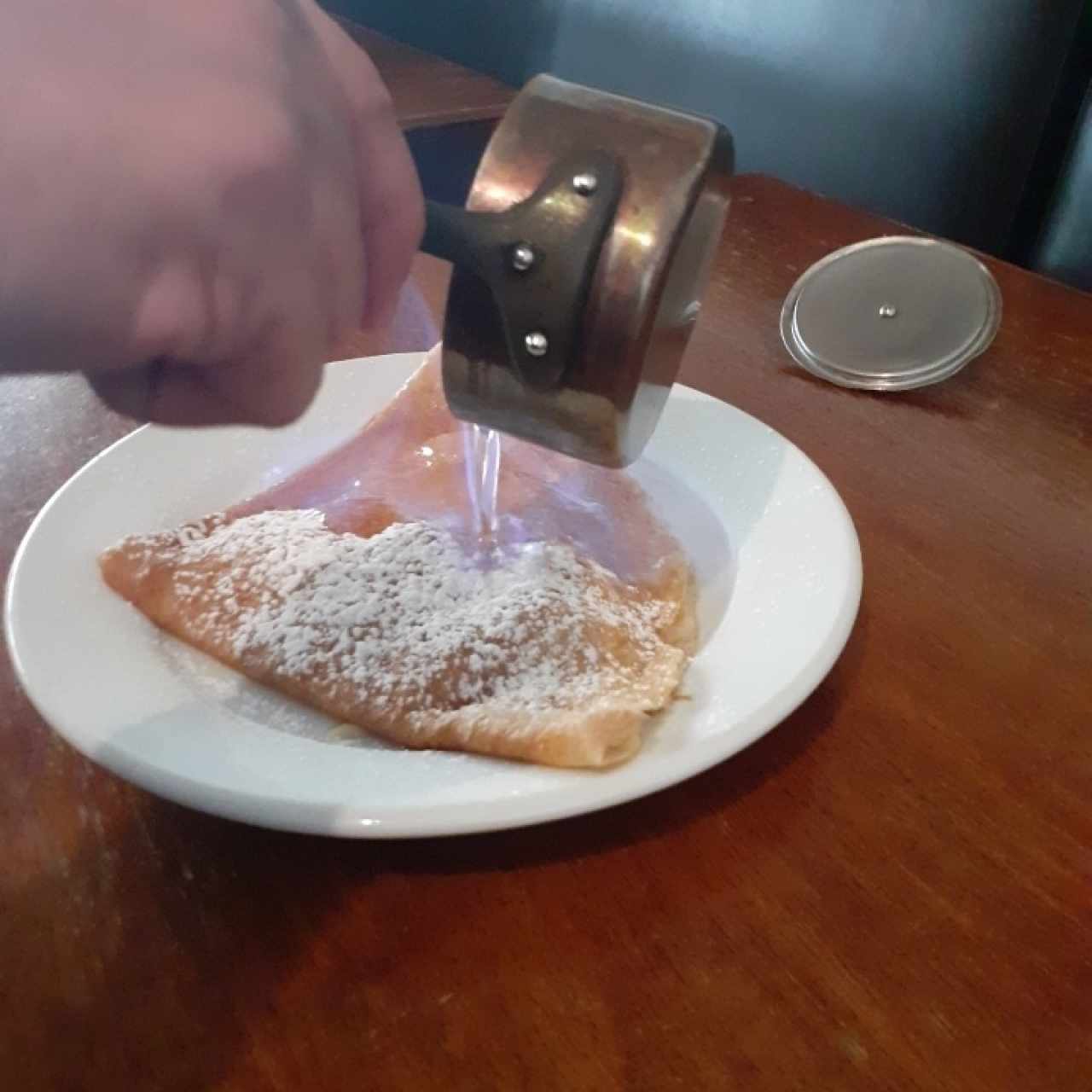 Crepes de Cambur Flambeada