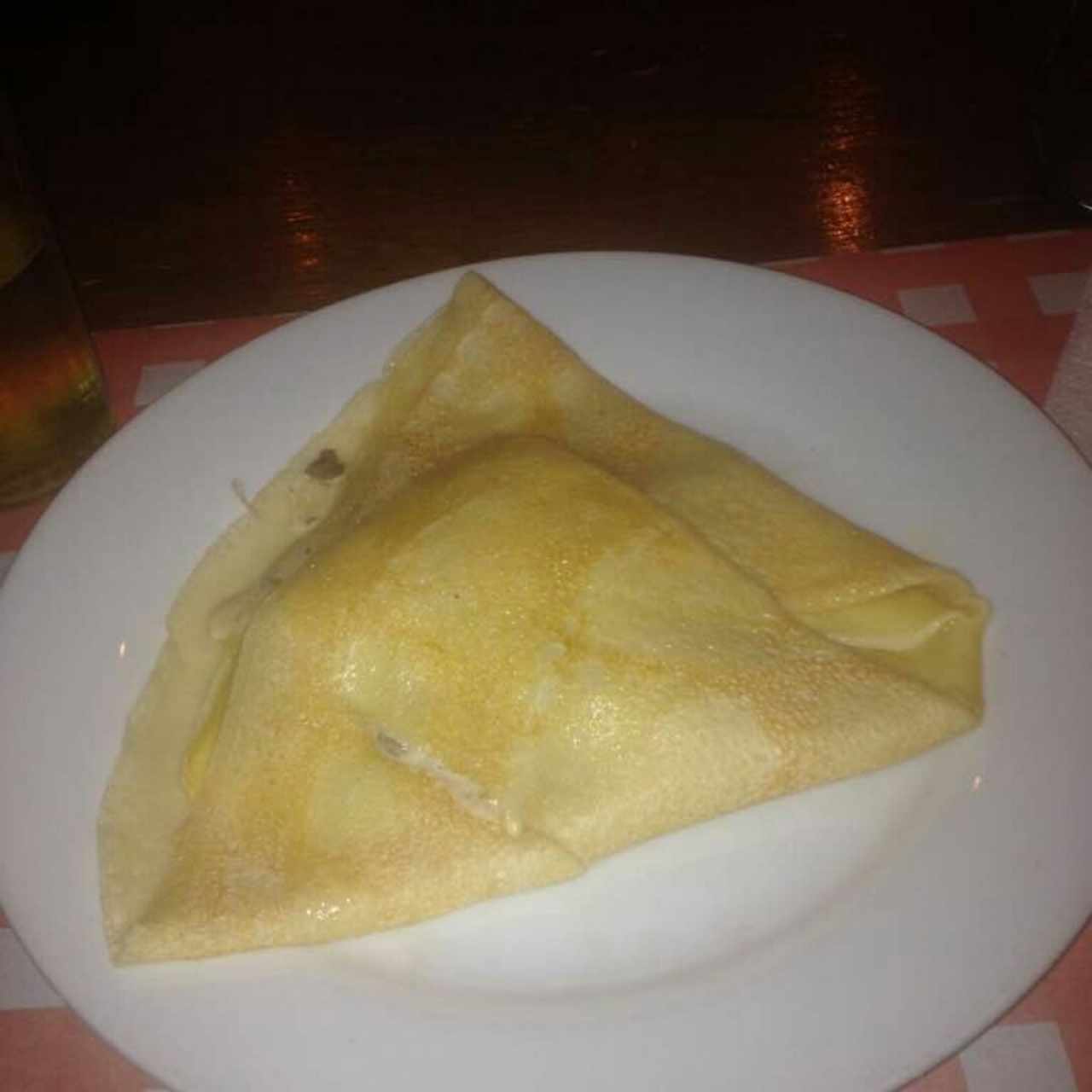 Crepe de Champignones y Cebollas, Excelente 