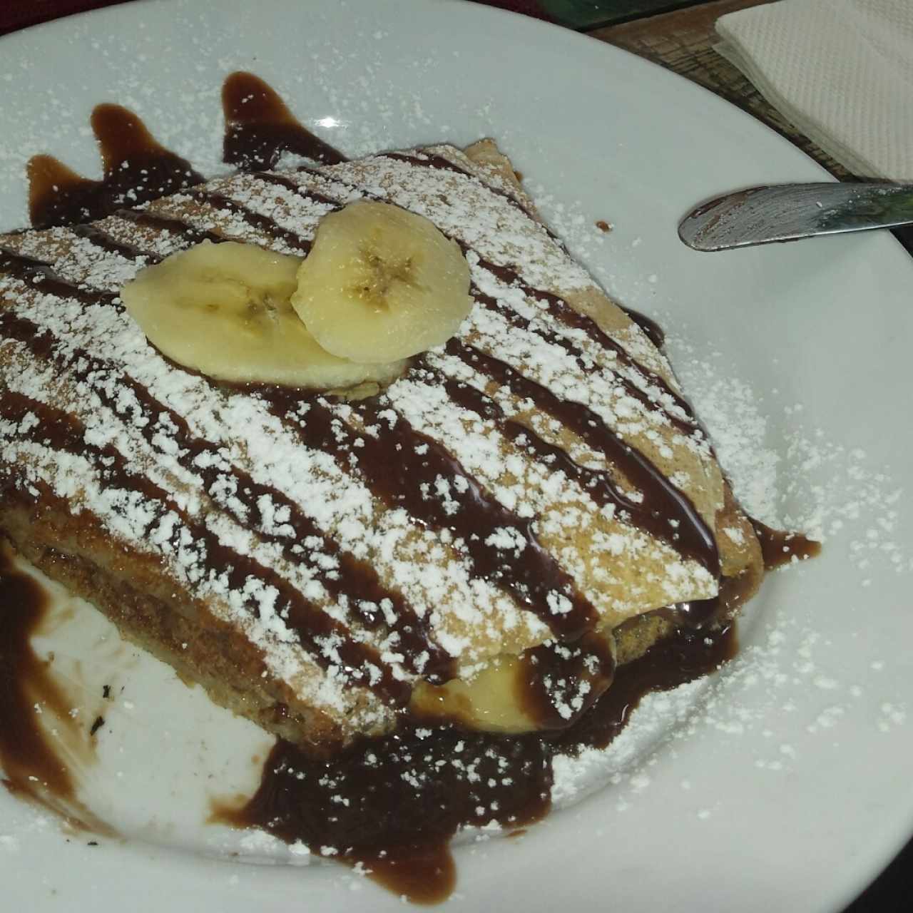 Creps de chocolate y cambur 