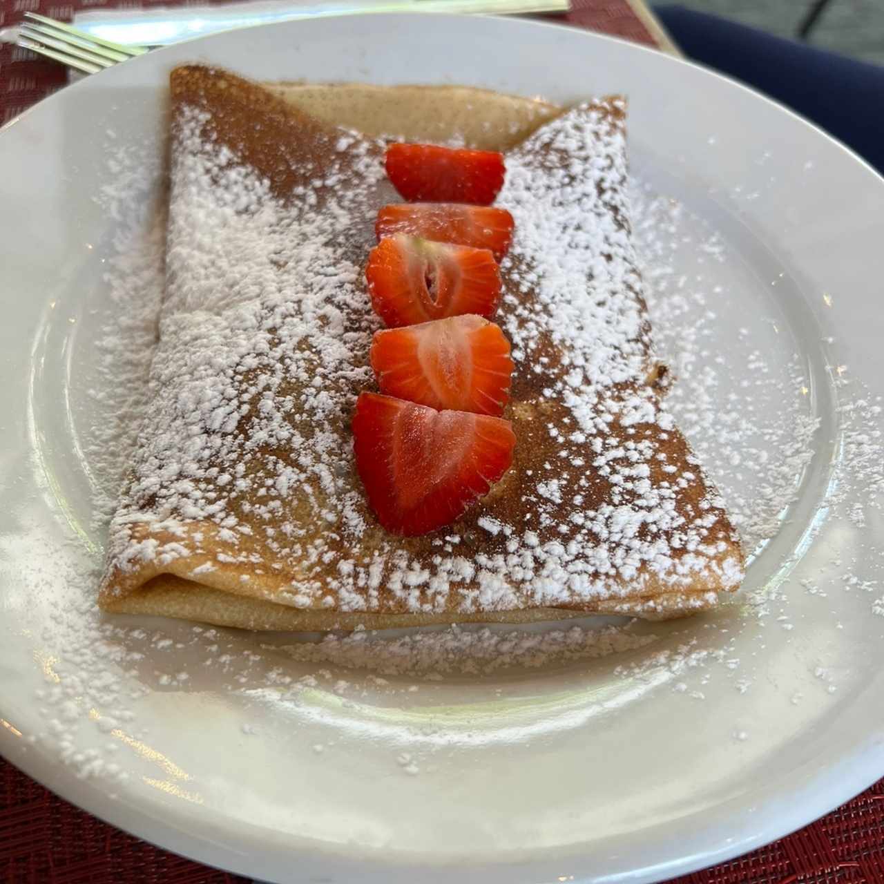 Crêpe de Nutella y fresas 