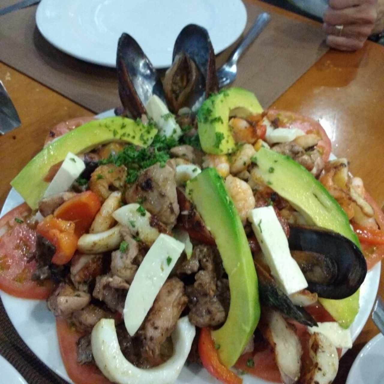 parrilla mar y tierra