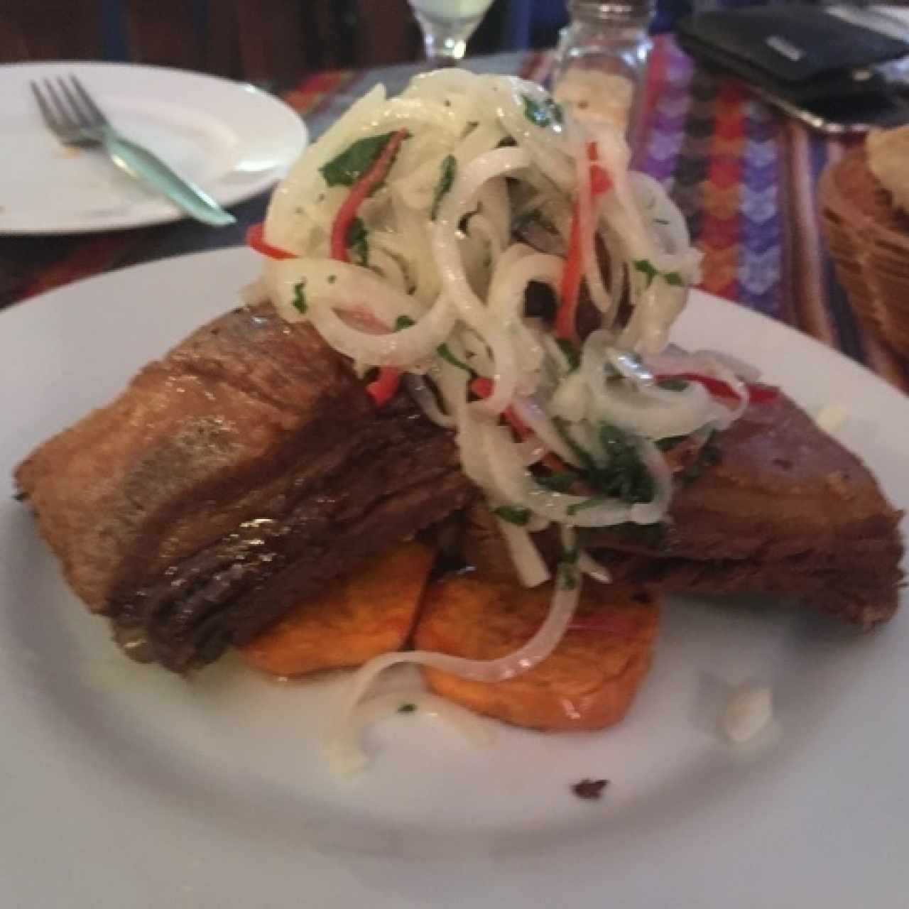 costilla de cerdo con salsa casera(más o menos)