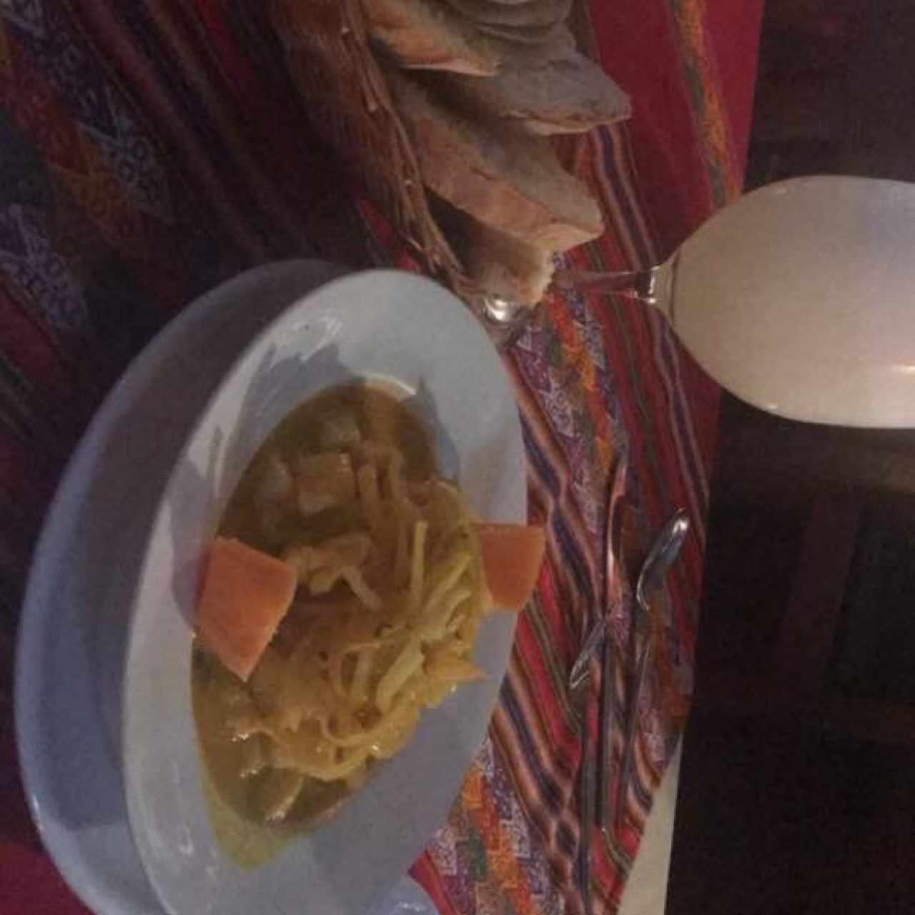 una de pasta con pisko