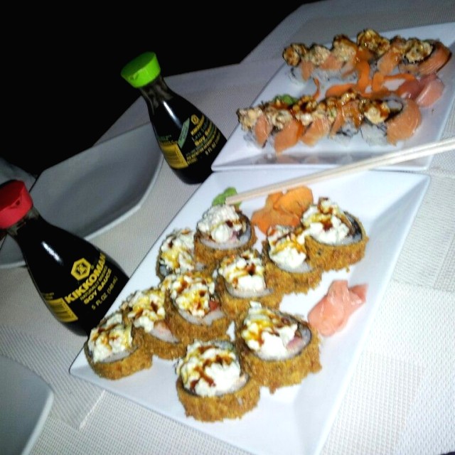 Sugerencias del chef, uno de ellos es krispy roll muy bueno
