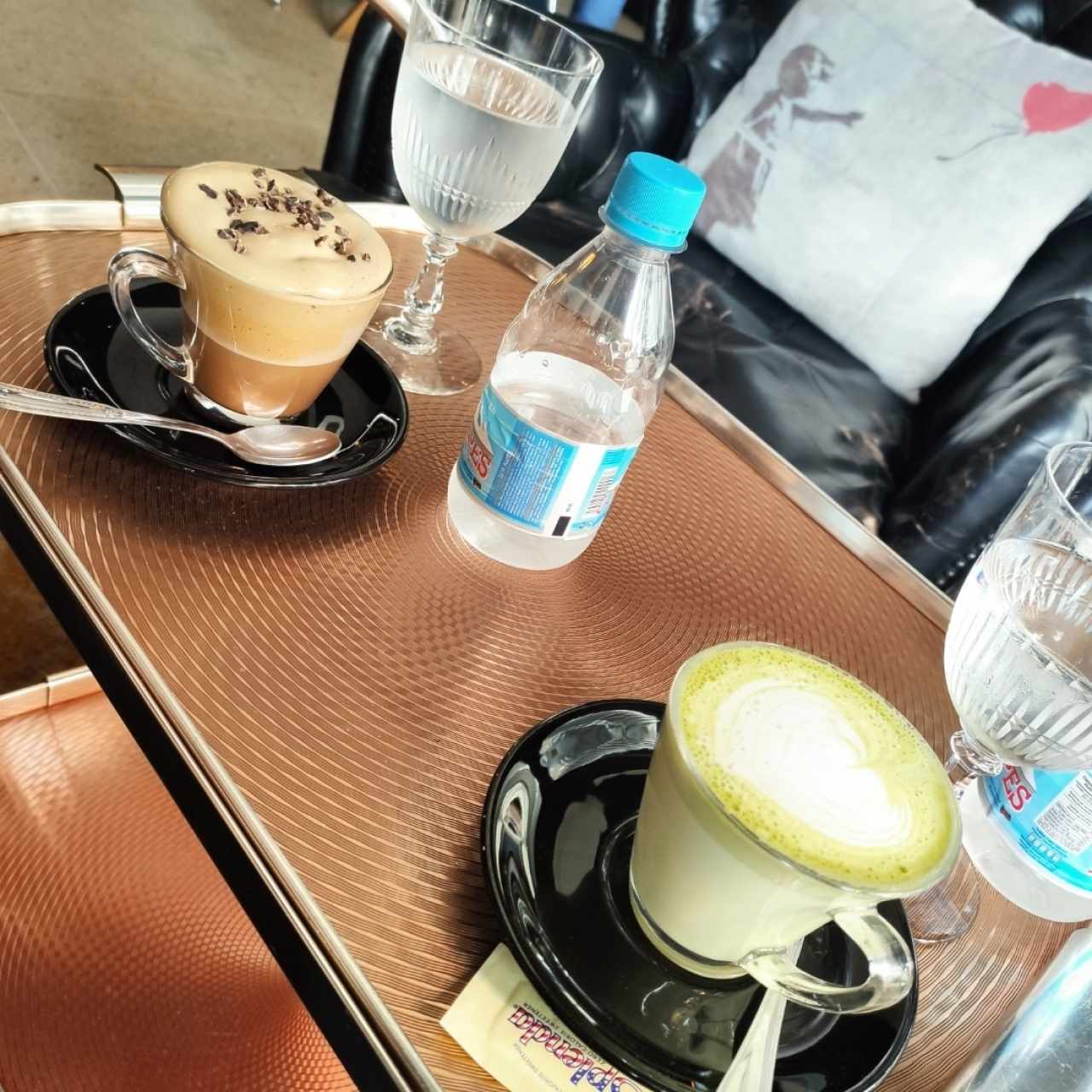 Cappu Matcha y Café Viena