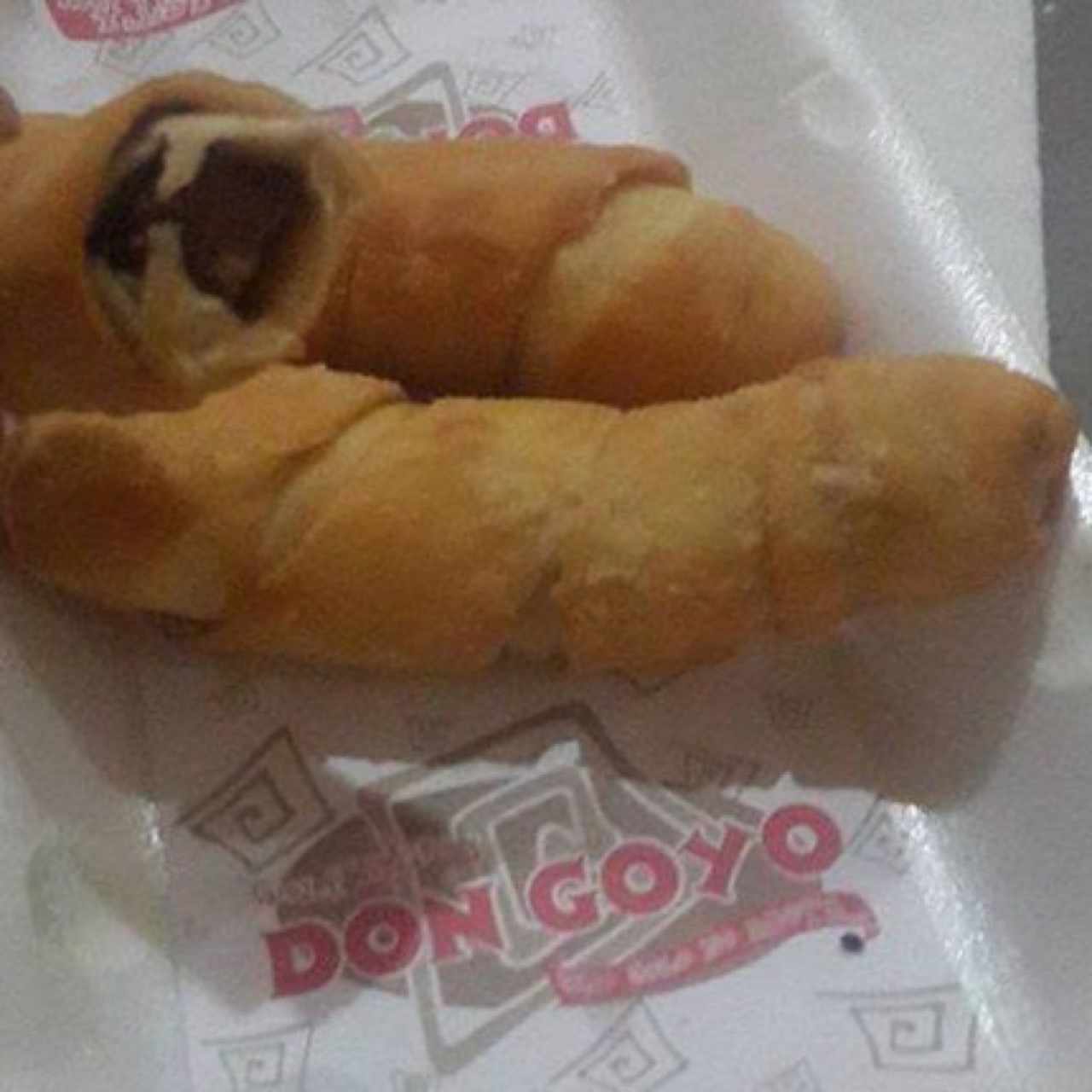 Tequeños de chocolate