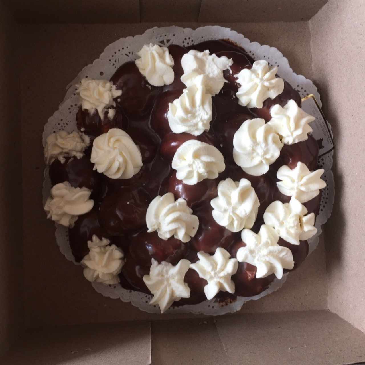 Torta de Profiterol