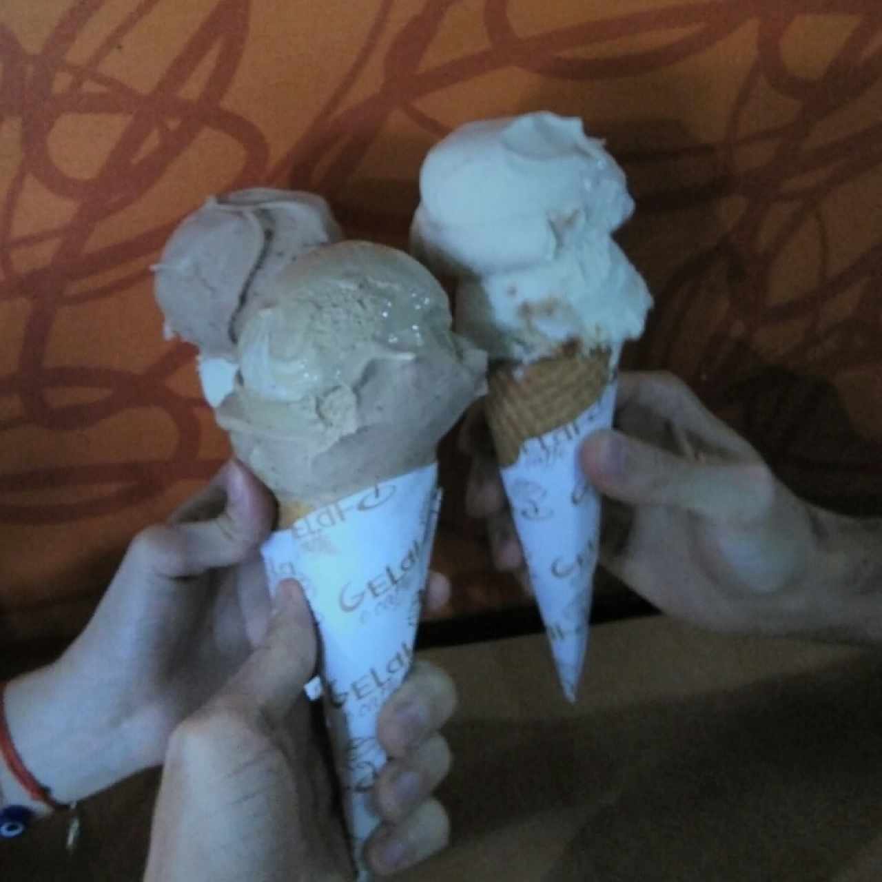 barquillas de 2 sabores 