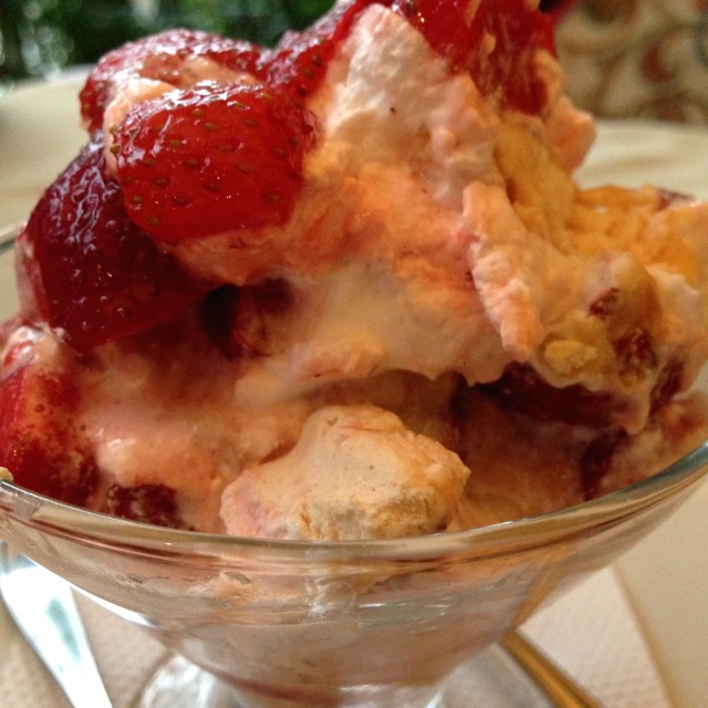 Merengón de fresas