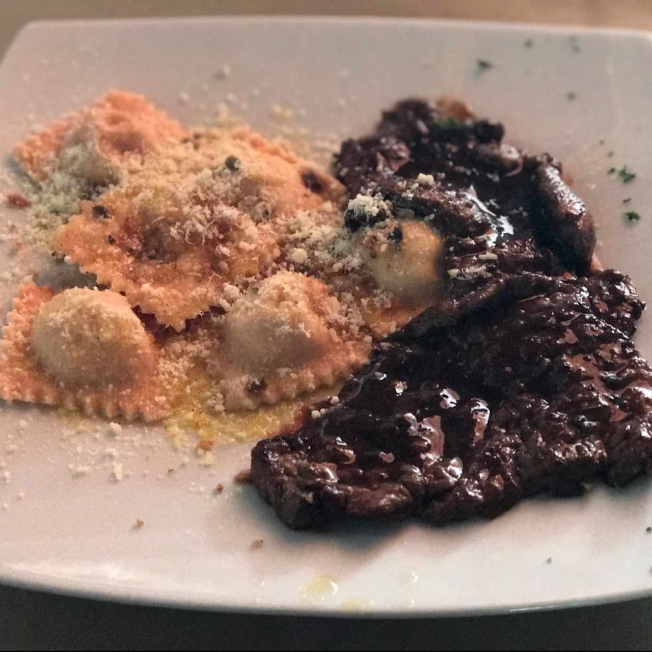 tortelonis de auyama y solomo 