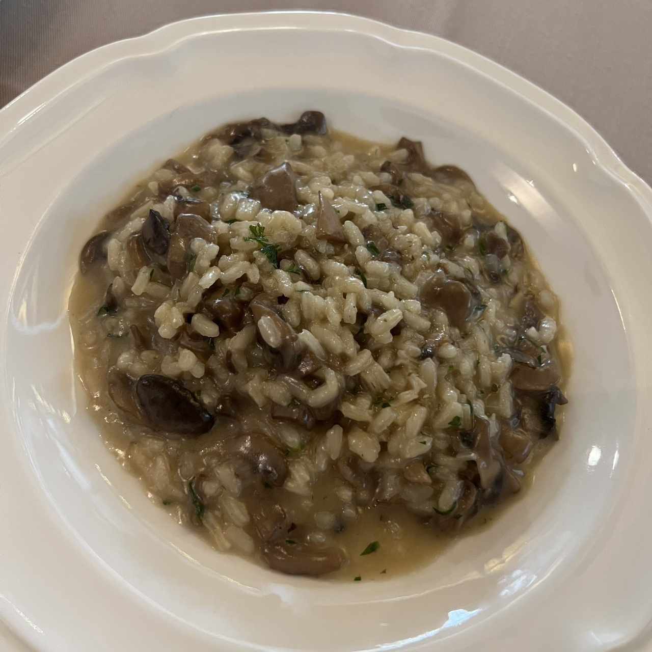 RISOTTI - RISOTTO AL FUNGHI