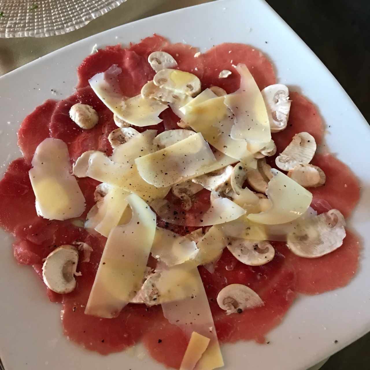 carpaccio de lomito