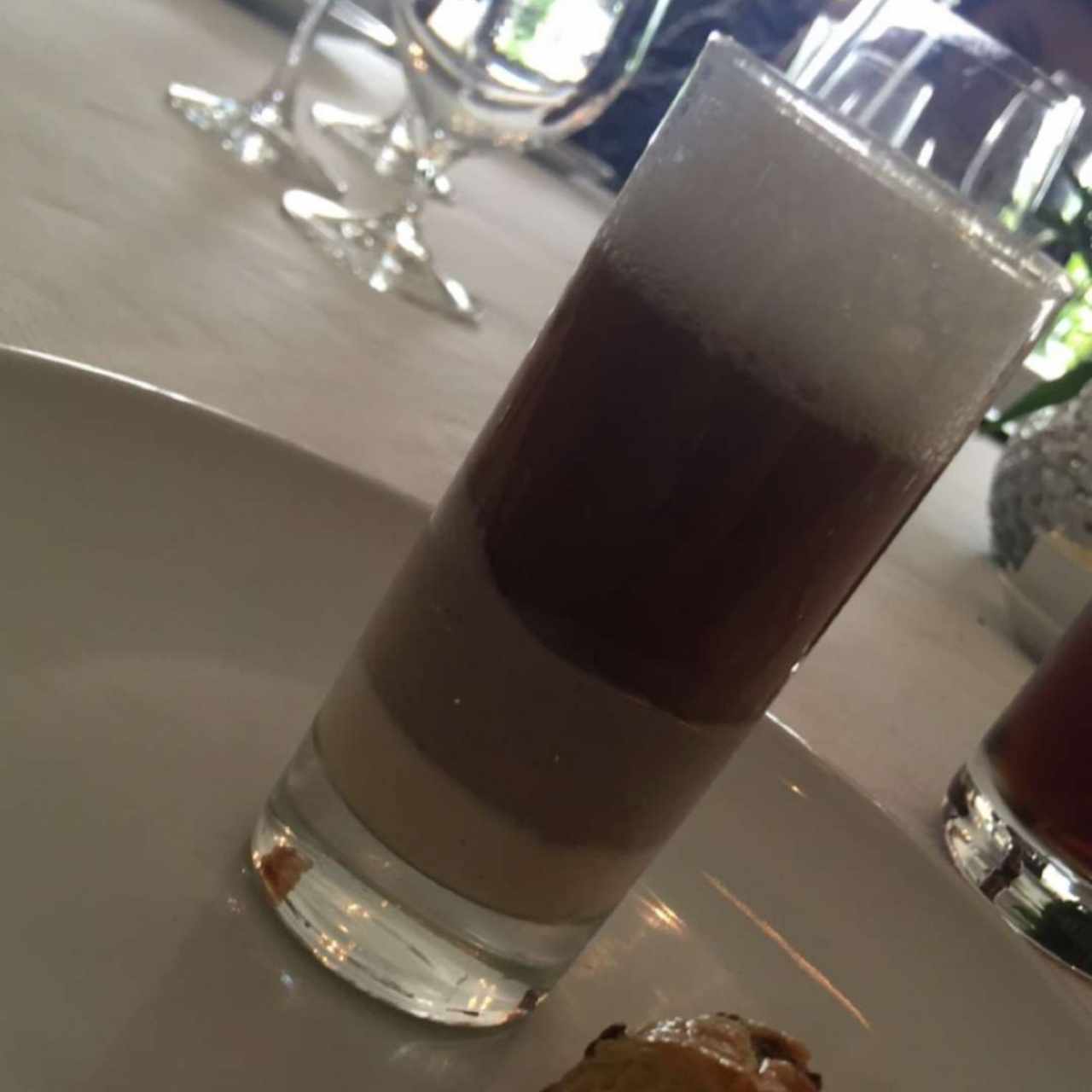 Machiato de hongos portobello con espuma de Romero