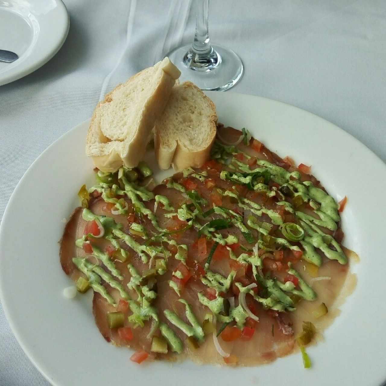 Carpacho de Pez Espada