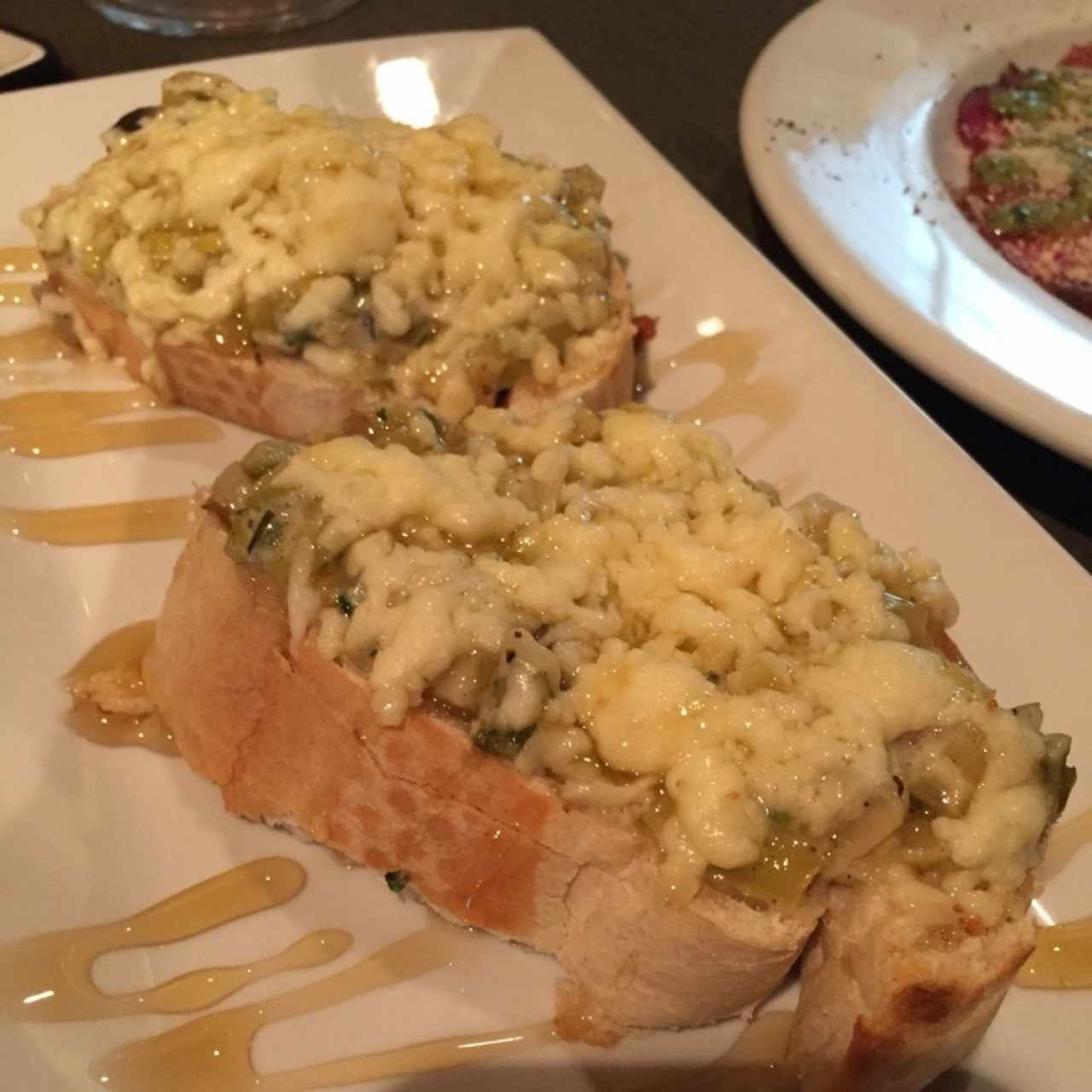 Bruschetta de ajoporro