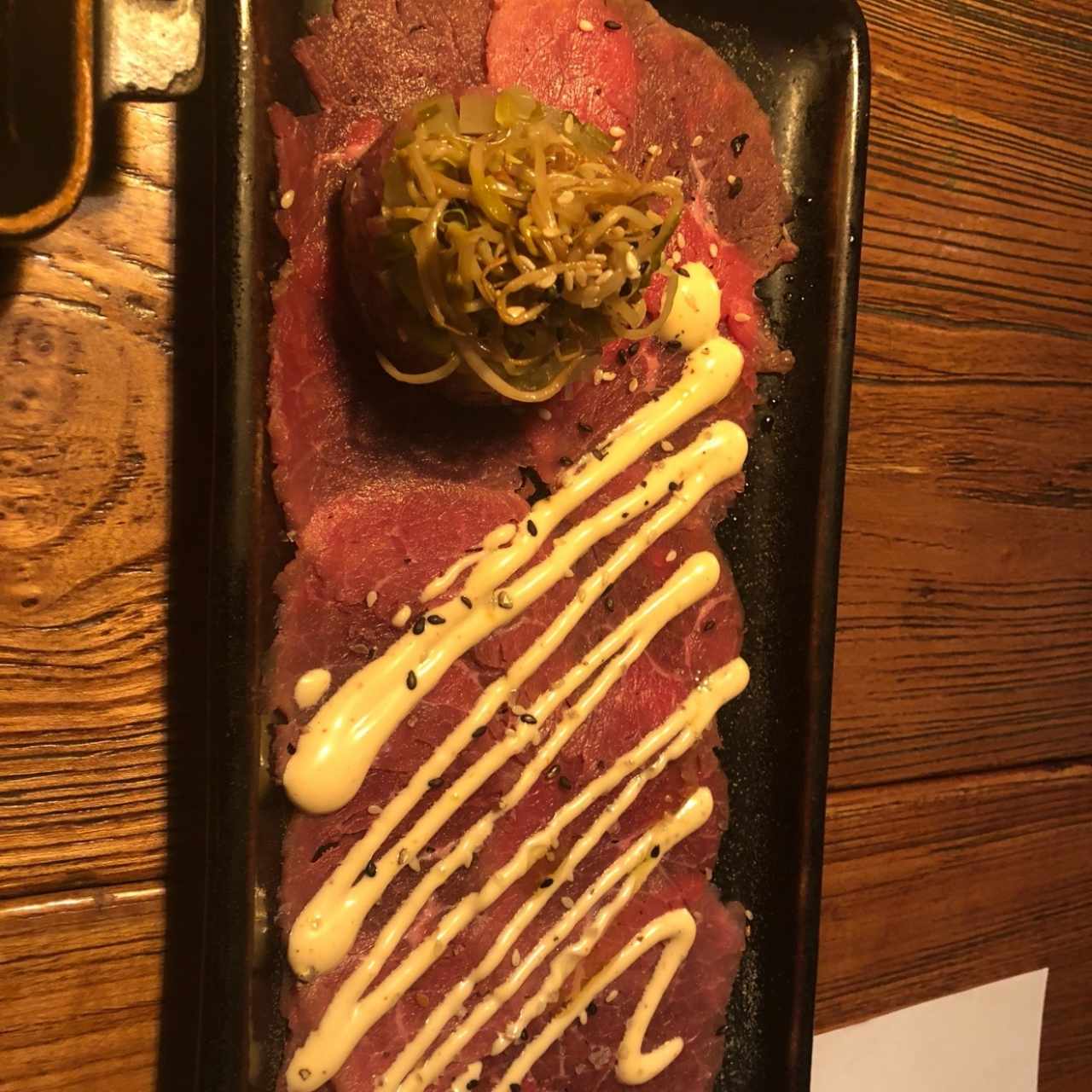 Carpaccio de lomito