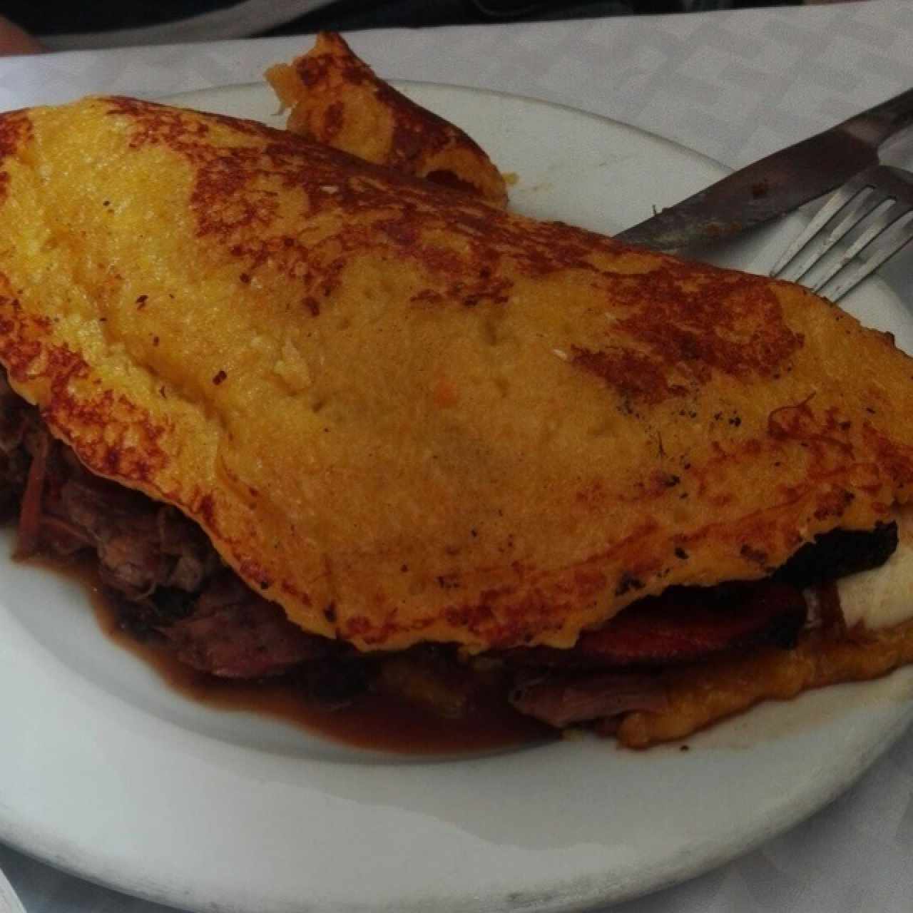 Cachapa Trío (gigantesca)