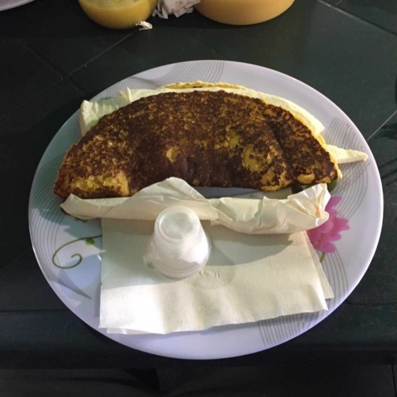 Cachapa con Queso y Nata