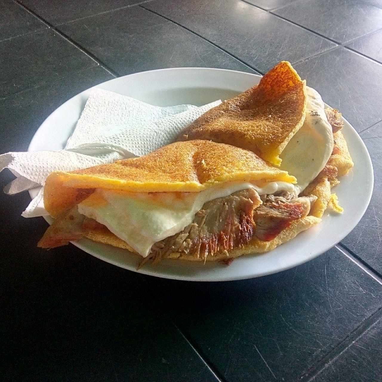 Cachapa Mixta Pernil-Queso