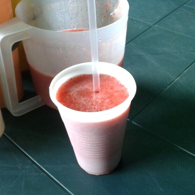 El mejor jugo de fresa!