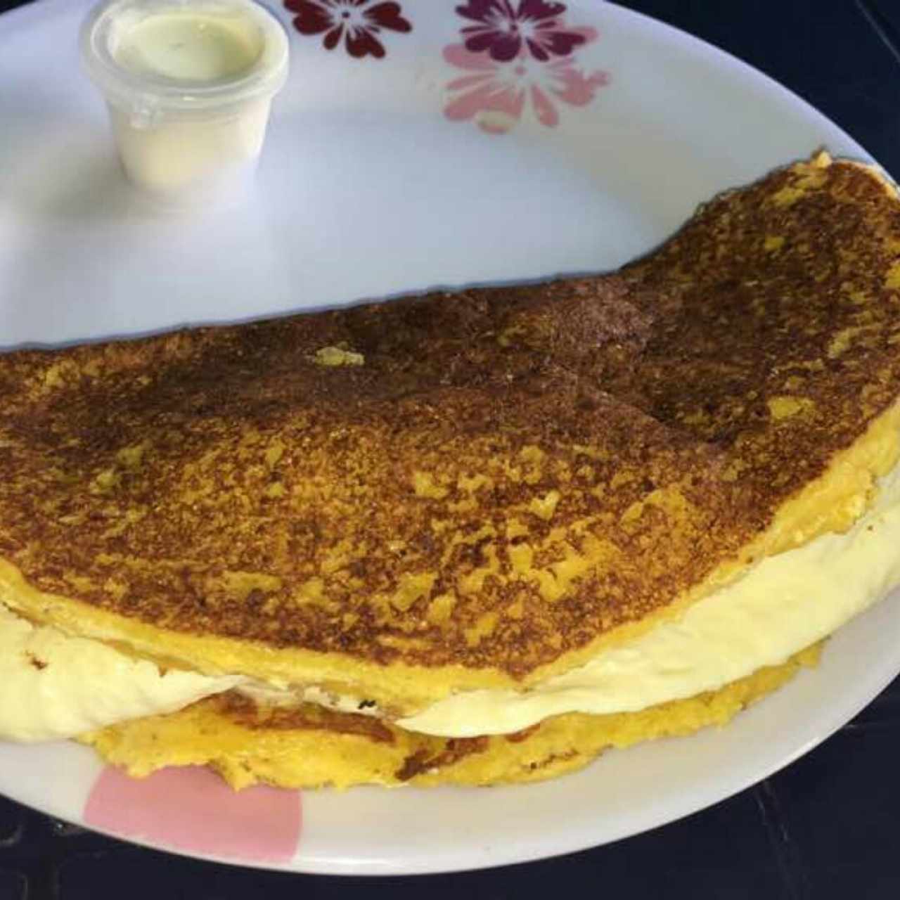 cachapa grande doble queso 