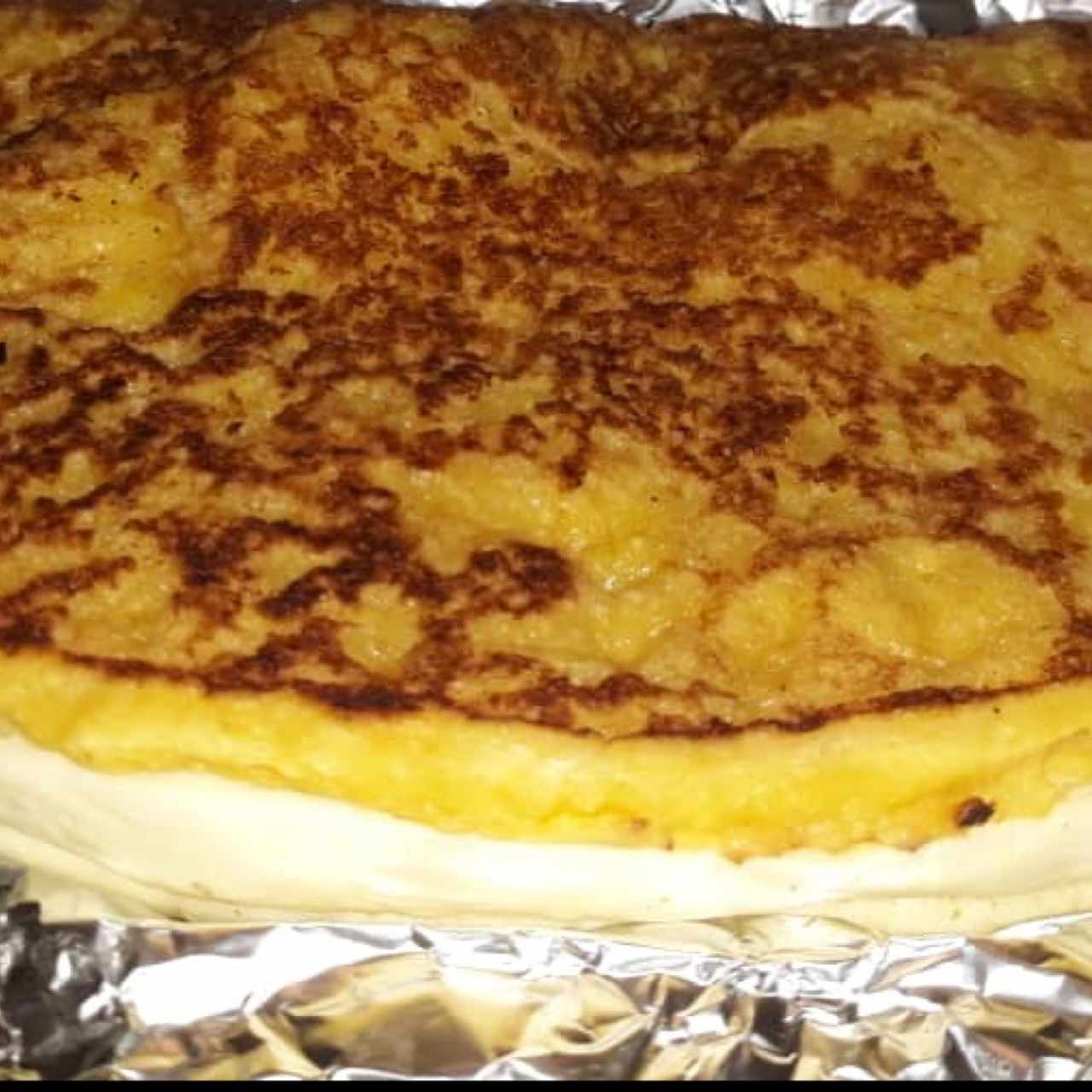 cachapa con doble queso