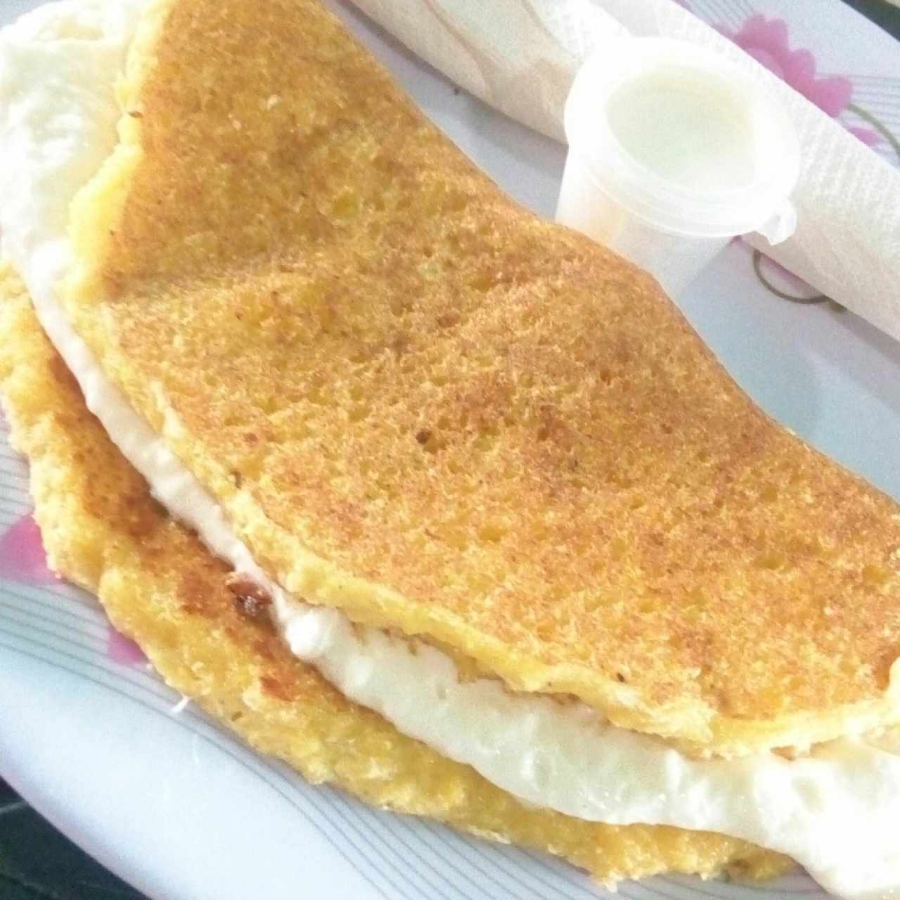 Cachapa con queso
