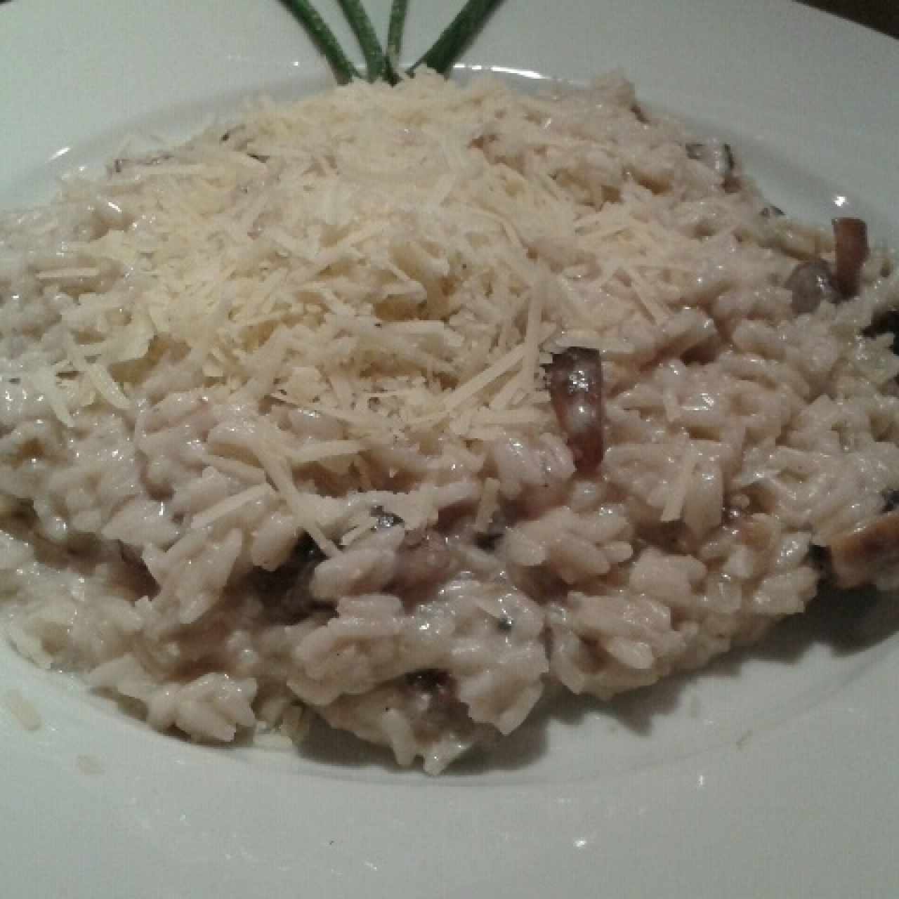 Risotto de champiñones