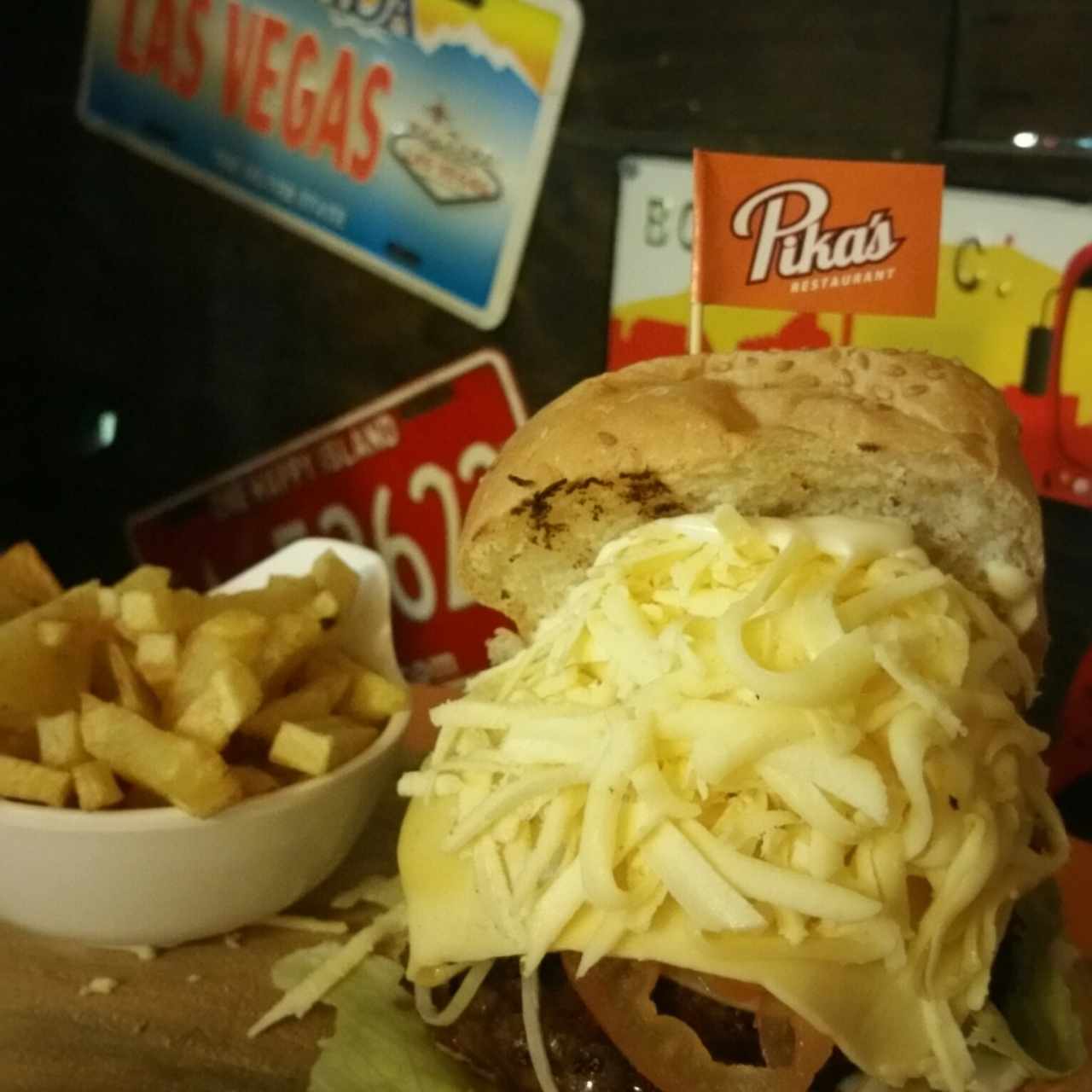 Hamburguesa Doble ..