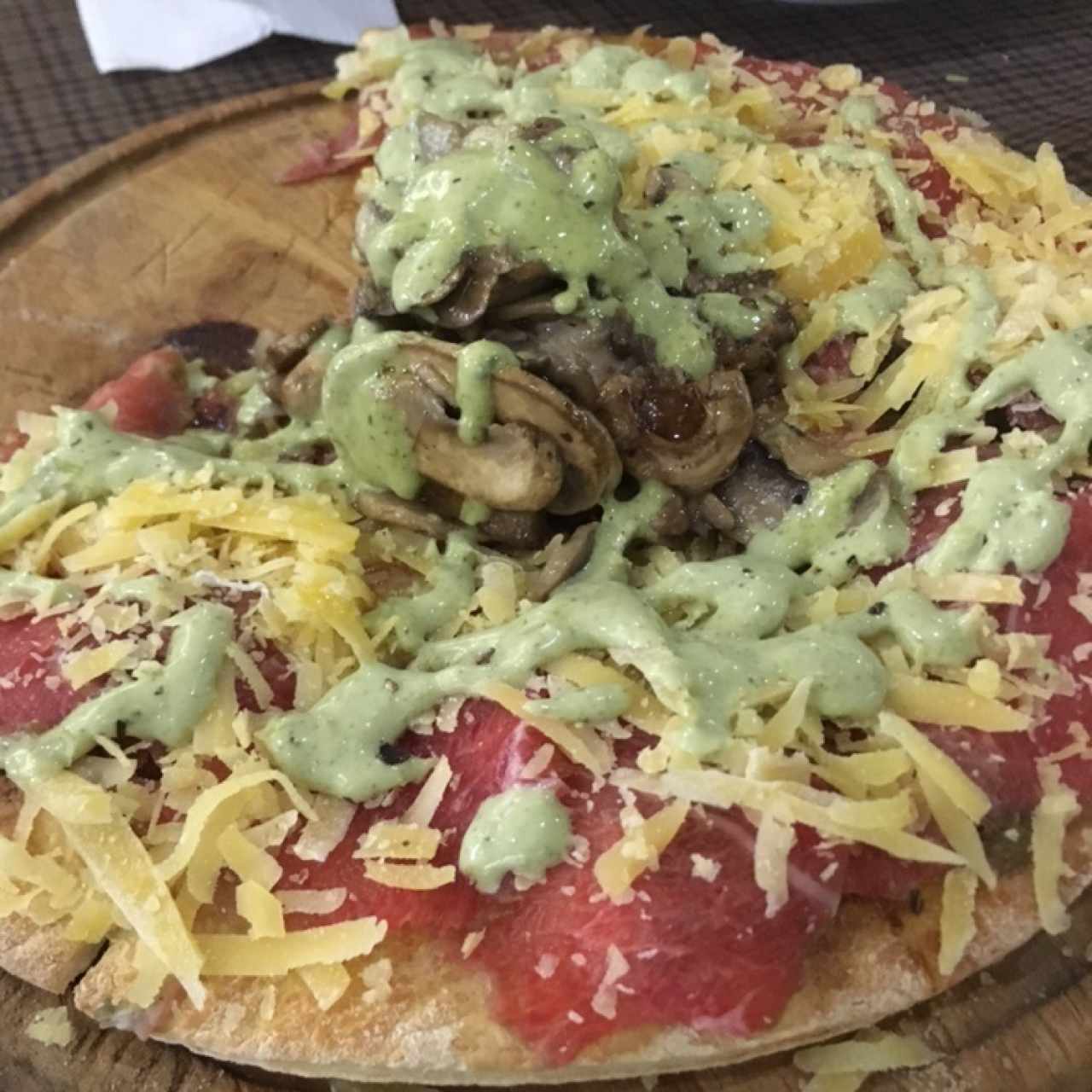 Focaccia carpaccio
