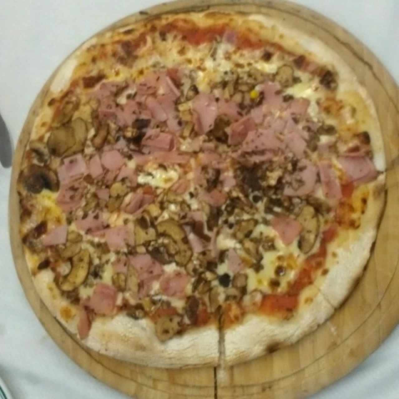Hongos y jamón