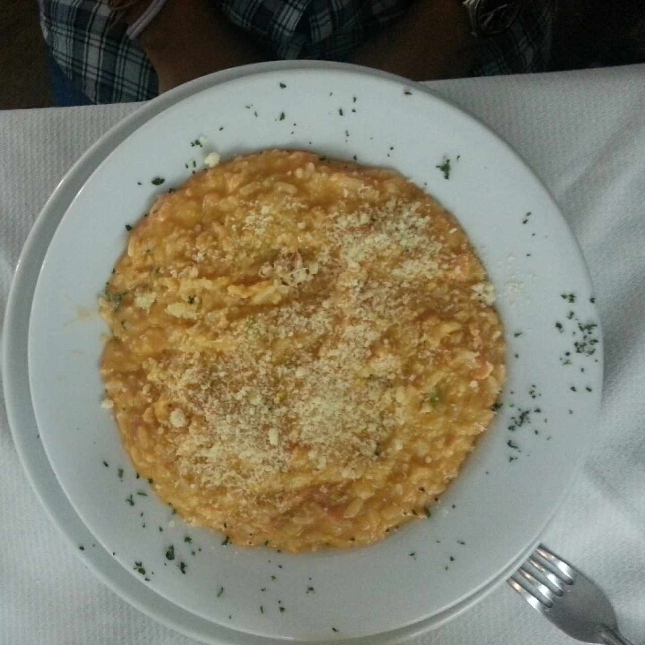 Risotto de salmón 