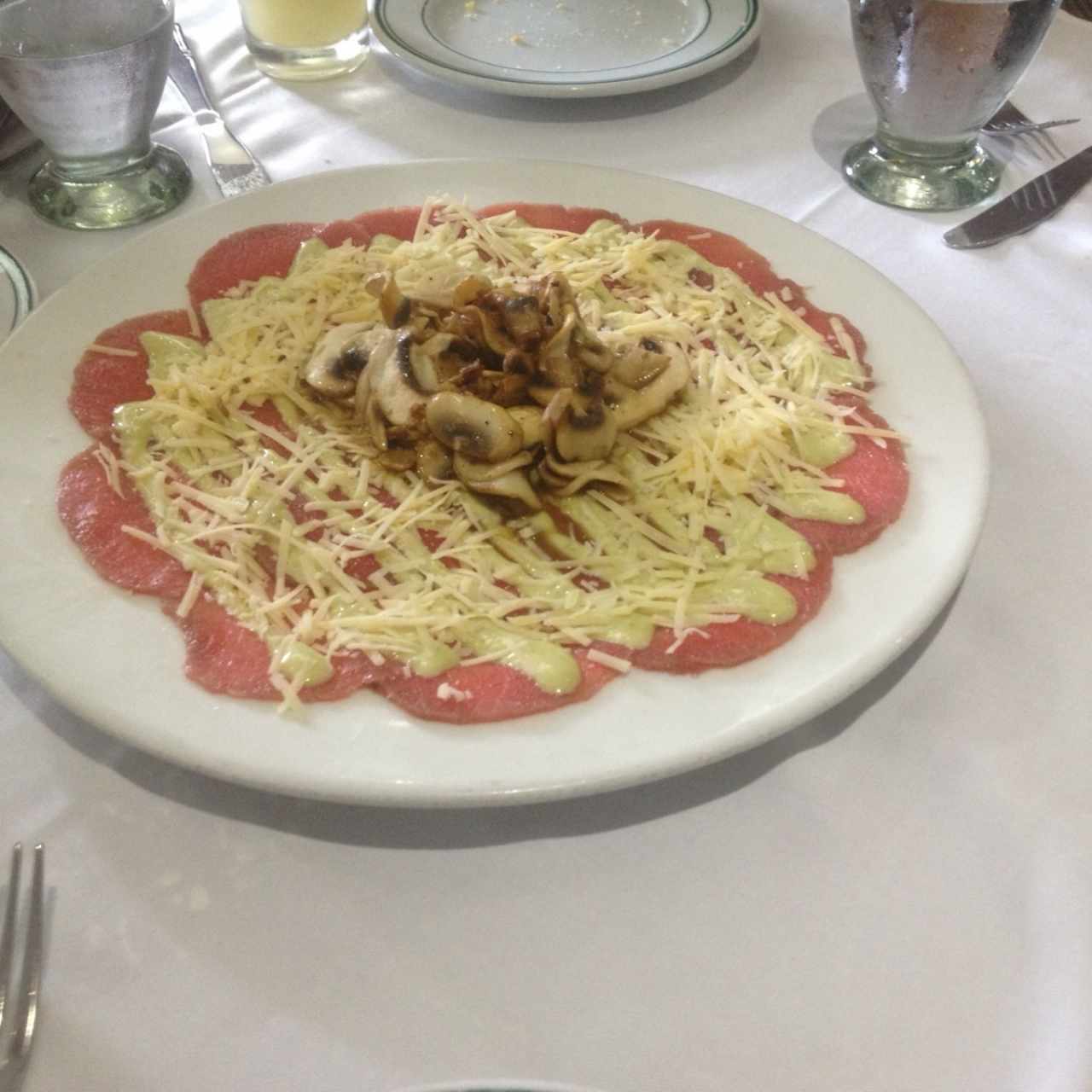 carpaccio de lomito