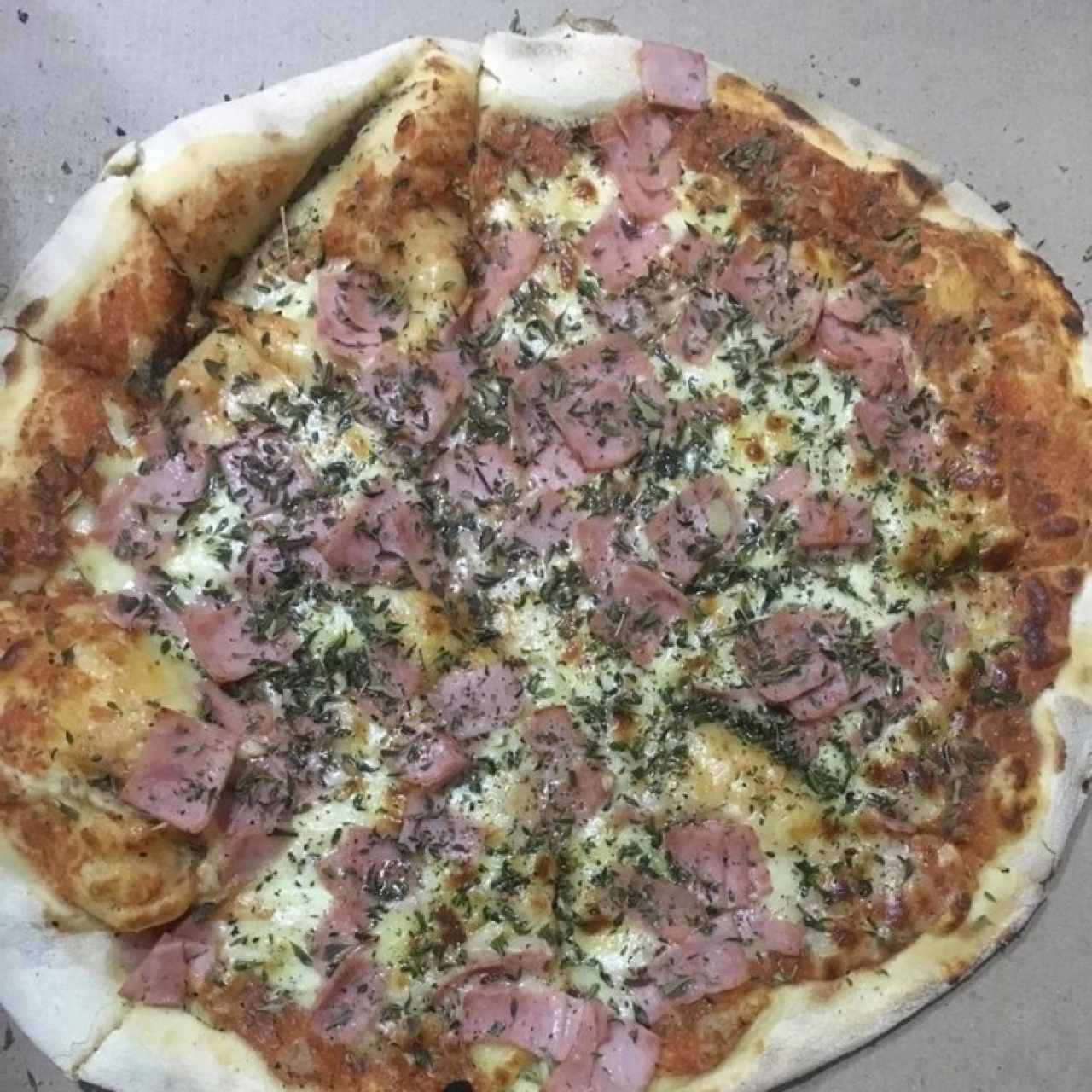 pizza con jamon