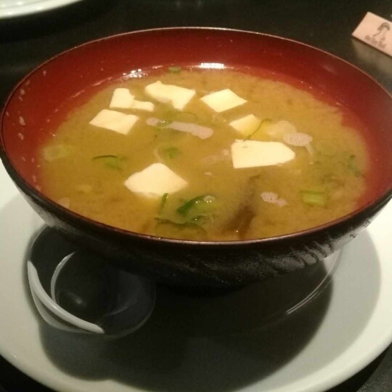 sopa entrada del menú de las 6 a 8pm