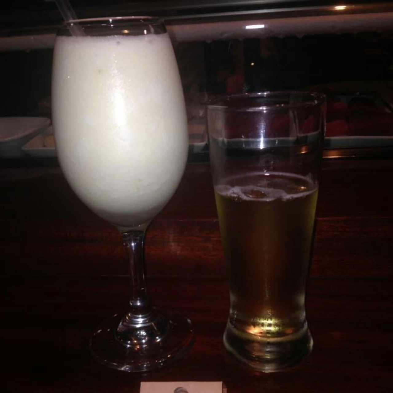 Piña Colada Y Cerveza Solera Azul, Excelentes