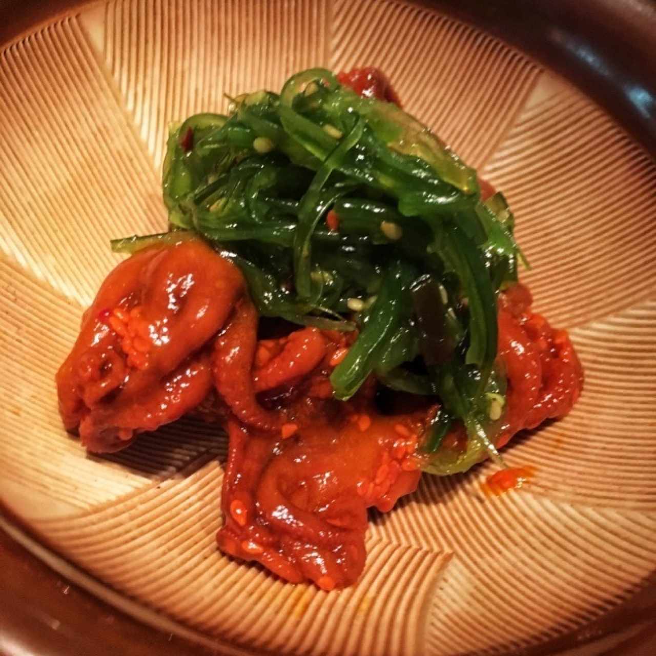 ensalada de pulpo bebé