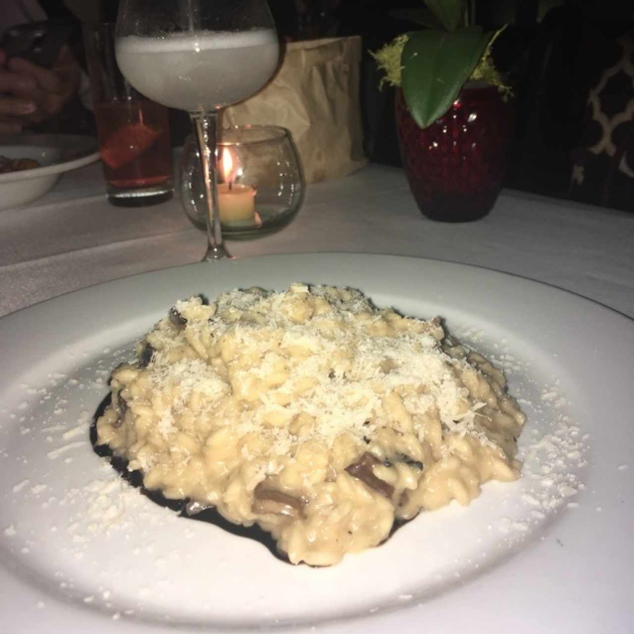 Risotto de hongos porcini 