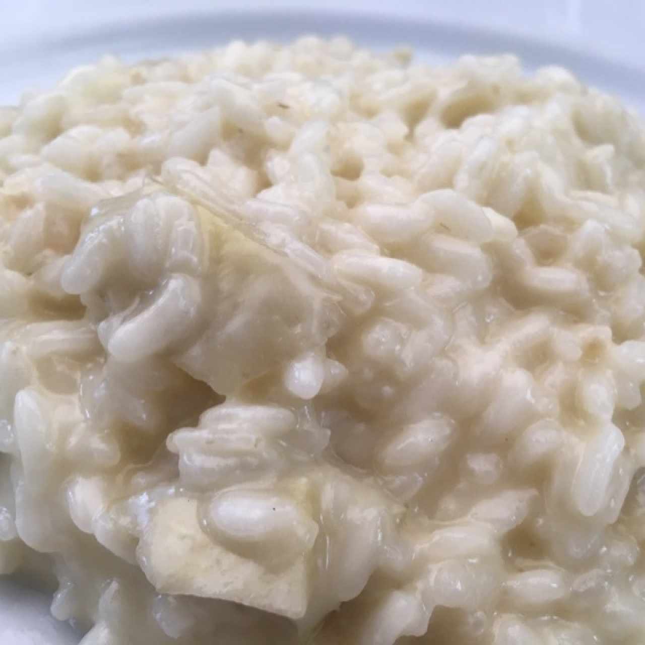 risotto de queso tentación y alcachofas