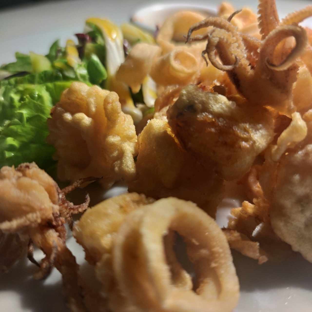 Frito mixto de fruto de mar