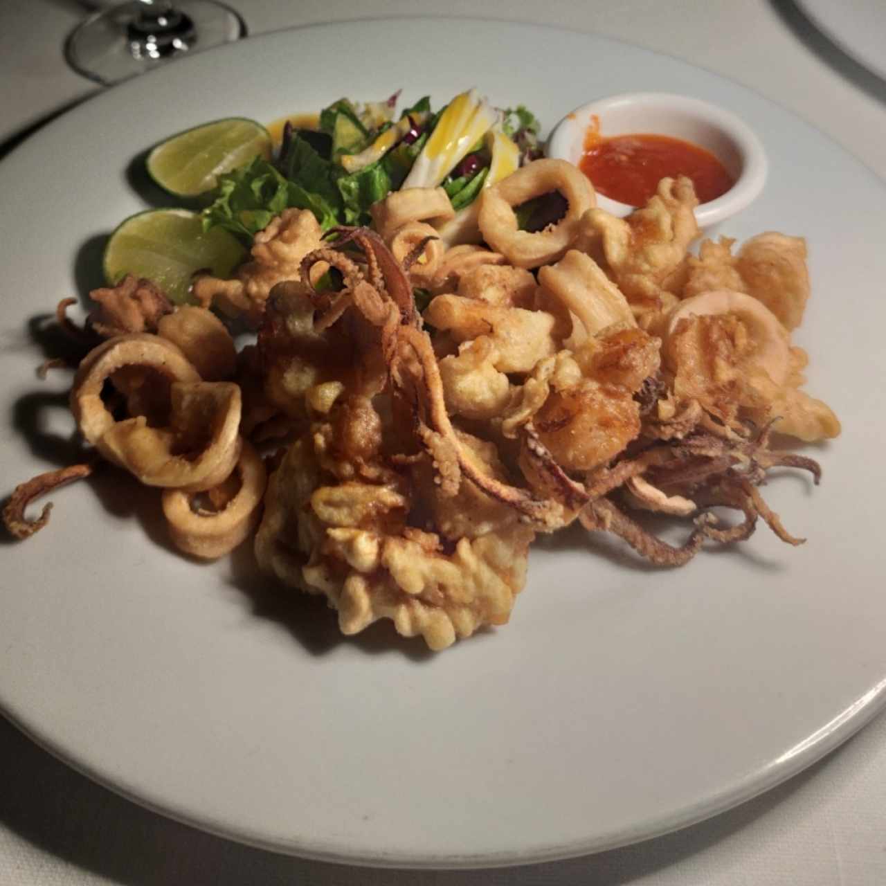 Frutos de mar tempura 