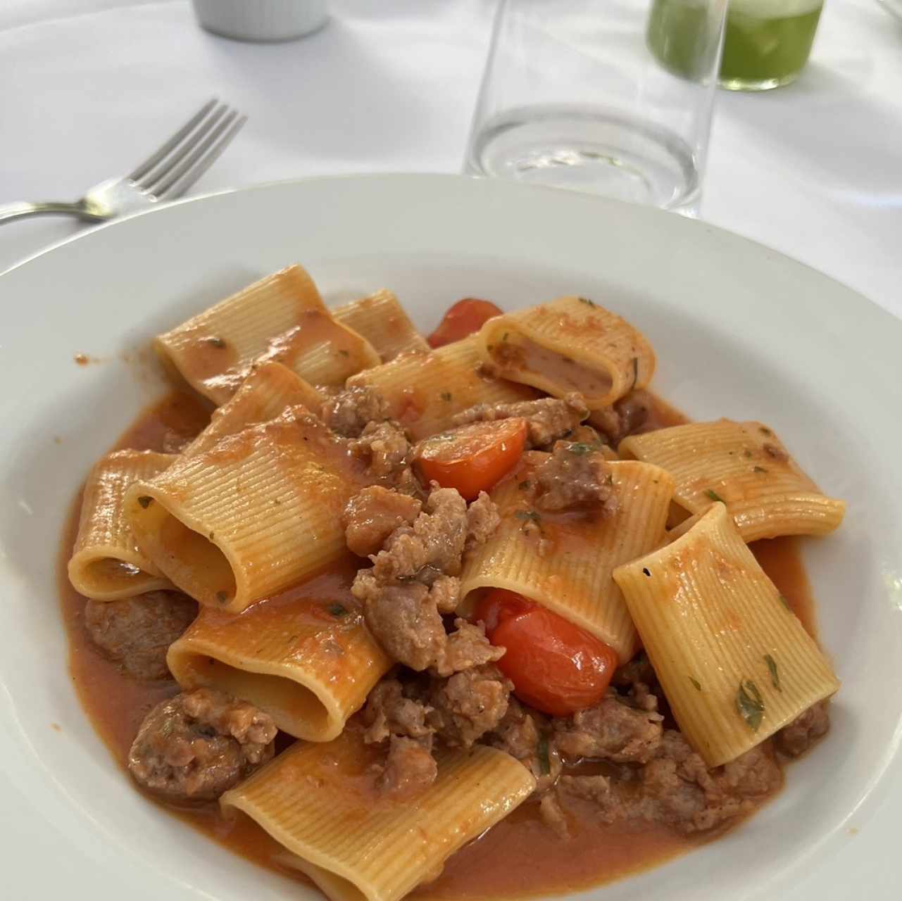 Rigatoni Salchicha Italiana